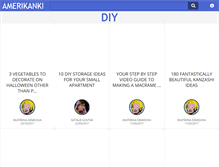 Tablet Screenshot of diy.amerikanki.com